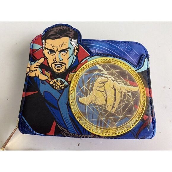 Loungefly Marvel Dr Strange Multiverse Madness Glow in Dark Wallet NEW - Picture 2 of 9